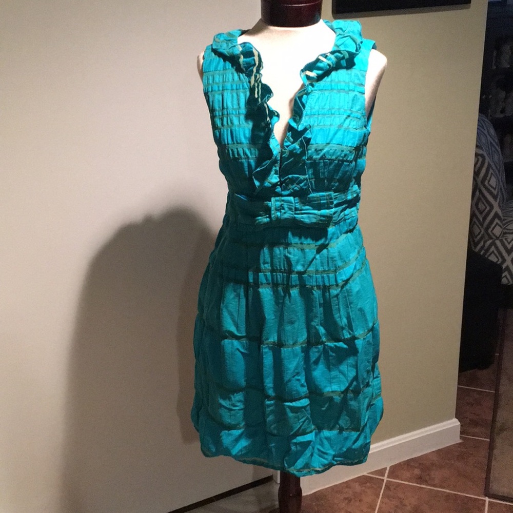 Nanette Lepore Aqua/blue/green dress